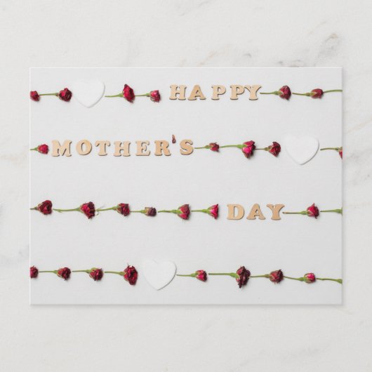 Happy Moederdag Briefkaart (Voorkant)