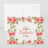 Happy Moederdag Briefkaart (Voorkant / Achterkant)