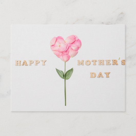 Happy Moederdag Briefkaart (Voorkant)