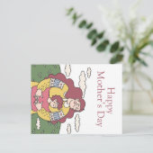 Happy Moederdag Briefkaart (Staand voorkant)