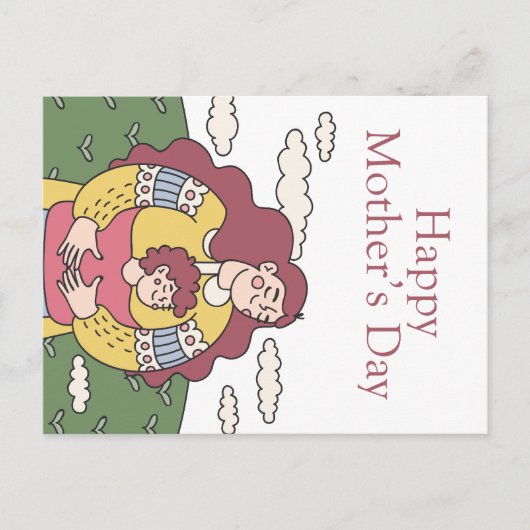 Happy Moederdag Briefkaart (Voorkant)