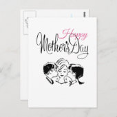  Happy moederdag! Briefkaart (Voorkant / Achterkant)