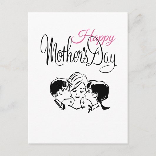  Happy moederdag! Briefkaart (Voorkant)