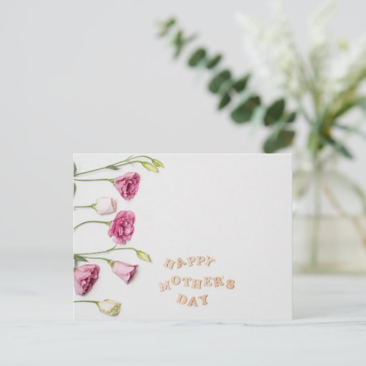 Happy Moederdag Briefkaart (Staand voorkant)