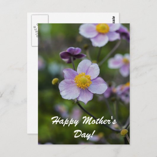 Happy Moederdag Briefkaart (Voorkant / Achterkant)