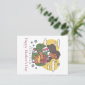 Happy Moederdag Briefkaart (Staand voorkant)