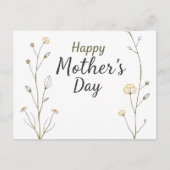 Happy Moederdag Briefkaart (Voorkant)