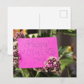 Happy Moederdag Briefkaart (Voorkant / Achterkant)