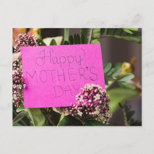 Happy Moederdag Briefkaart (Voorkant)