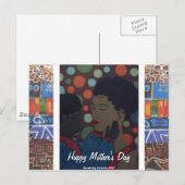 Happy Moederdag- Briefkaart (Voorkant / Achterkant)