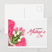 Happy moederdag briefkaart (Voorkant / Achterkant)