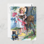 Happy Moederdag Briefkaart (Voorkant / Achterkant)