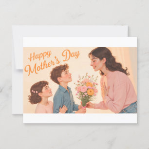 Happy Moederdag Briefkaart