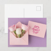 Happy Moederdag Briefkaart (Voorkant / Achterkant)