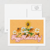 Happy Moederdag Briefkaart (Voorkant / Achterkant)