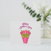 Happy Moederdag Briefkaart (Staand voorkant)