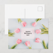 Happy Moederdag Briefkaart (Voorkant / Achterkant)