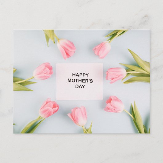 Happy Moederdag Briefkaart (Voorkant)