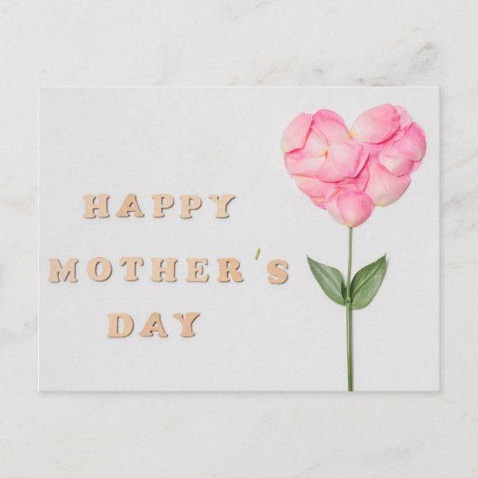 Happy Moederdag Briefkaart (Voorkant)