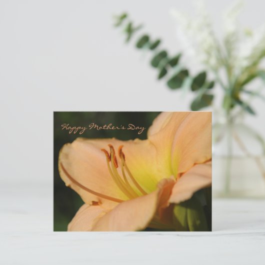 Happy Moederdag briefkaart (Staand voorkant)