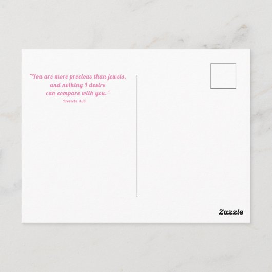 Happy Moederdag Briefkaart (Achterkant)