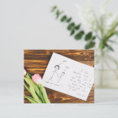 Happy Moederdag Briefkaart (Staand voorkant)
