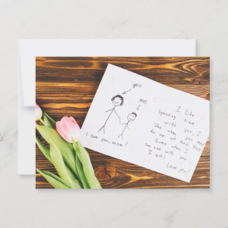 Happy Moederdag Briefkaart