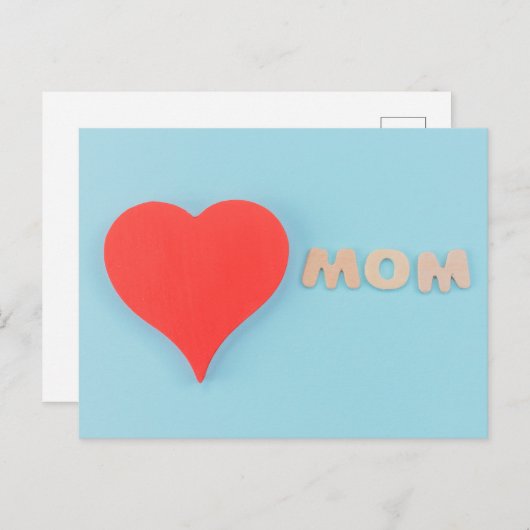 Happy Moederdag Briefkaart (Voorkant / Achterkant)