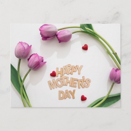 Happy Moederdag Briefkaart (Voorkant)
