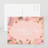Happy Moederdag Briefkaart (Voorkant / Achterkant)