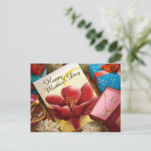 Happy Moederdag Briefkaart (Staand voorkant)