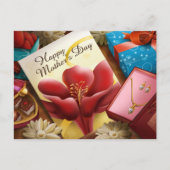 Happy Moederdag Briefkaart (Voorkant)