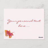 Happy Moederdag | Briefkaart Floral Hawaii (Achterkant)