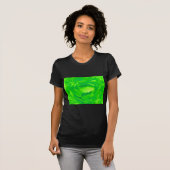 Happy Moederdag Bright Green Roos T-shirt (Voorkant volledig)