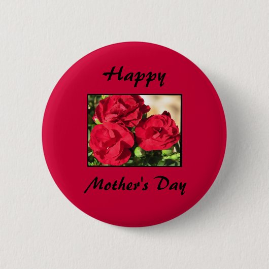 Happy Moederdag Button (Voorkant)