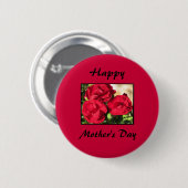 Happy Moederdag Button (Voorkant /achterkant)