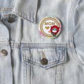 Happy moederdag Button - Kat (In situ)