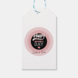 Happy moederdag cadeaulabel