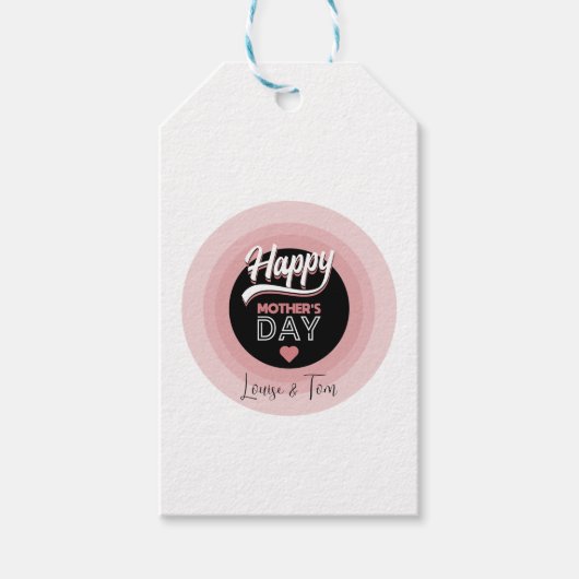 Happy moederdag cadeaulabel (Voorkant)