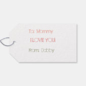 Happy Moederdag Cadeaulabel (Achterkant Horizontaal)