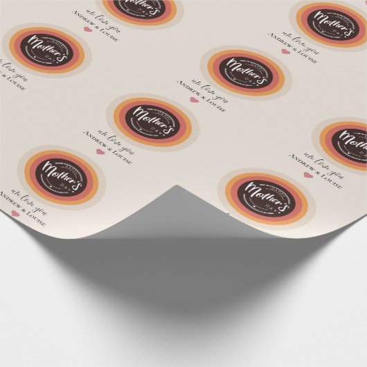 Happy moederdag cadeaupapier (Hoek)