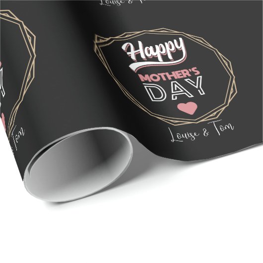 Happy moederdag cadeaupapier (Rol Hoek)