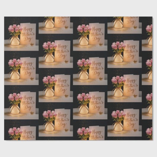 Happy Moederdag Cadeaupapier (Vlak)