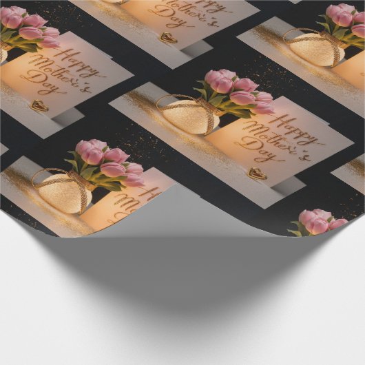 Happy Moederdag Cadeaupapier (Hoek)