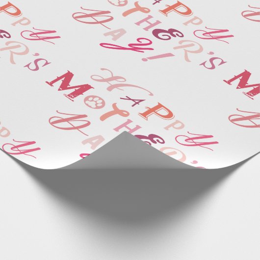 HAPPY MOEDERDAG CADEAUPAPIER (Hoek)