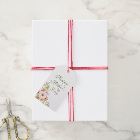 Happy Moederdag CadeausGift Label Cadeaulabel (Met Touw)