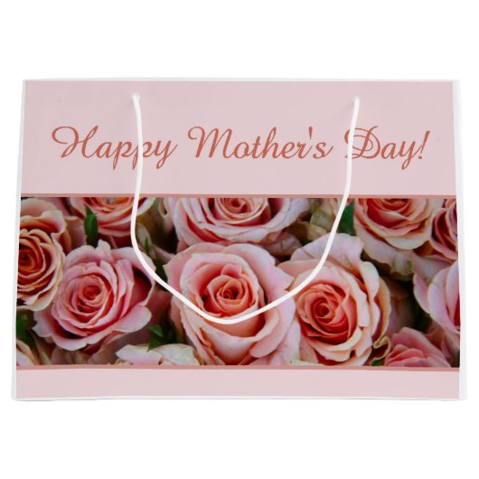 Happy Moederdag cadetas Large Cadeautasje (Voorkant)