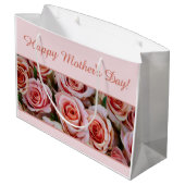 Happy Moederdag cadetas Large Cadeautasje (Achterkant Gekanteld)
