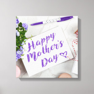 HAPPY MOEDERDAG CANVAS AFDRUK