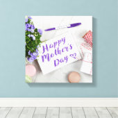 HAPPY MOEDERDAG CANVAS AFDRUK (Insitu (Houten vloer))